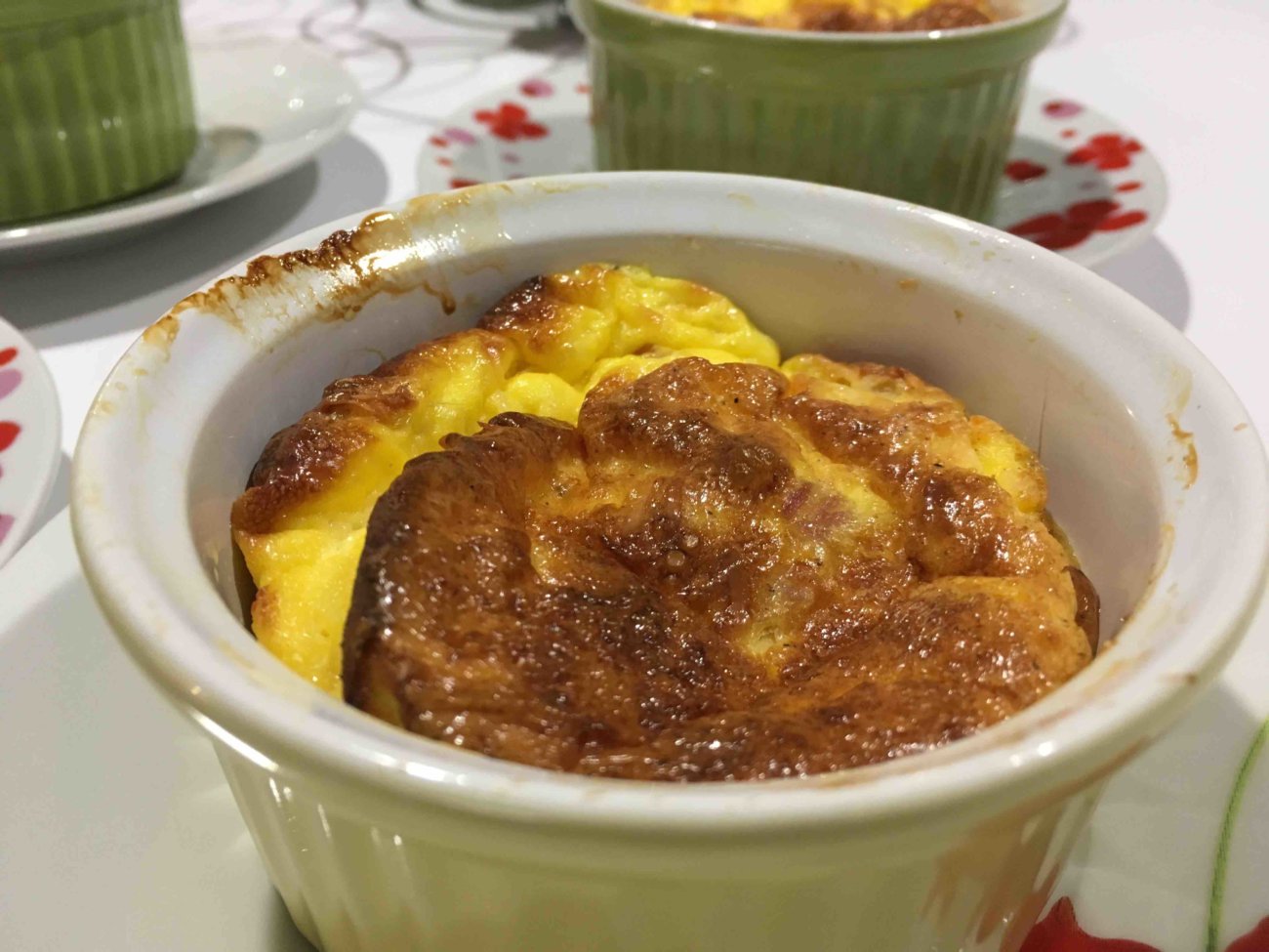 Flans au jambon