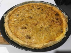Recette quiche à la bolognaise
