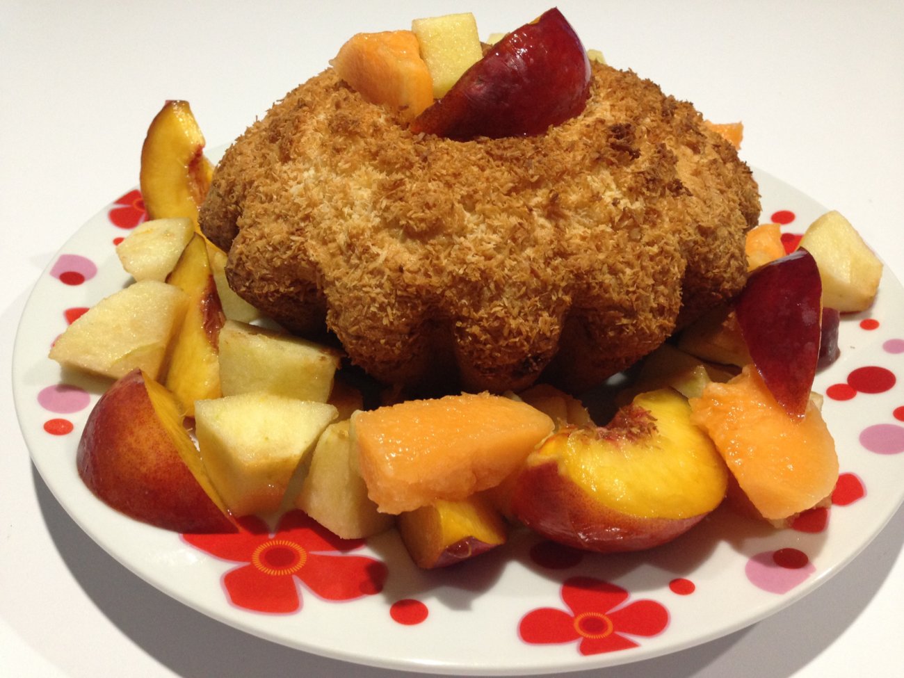 Brioche coco et salsa de fruits