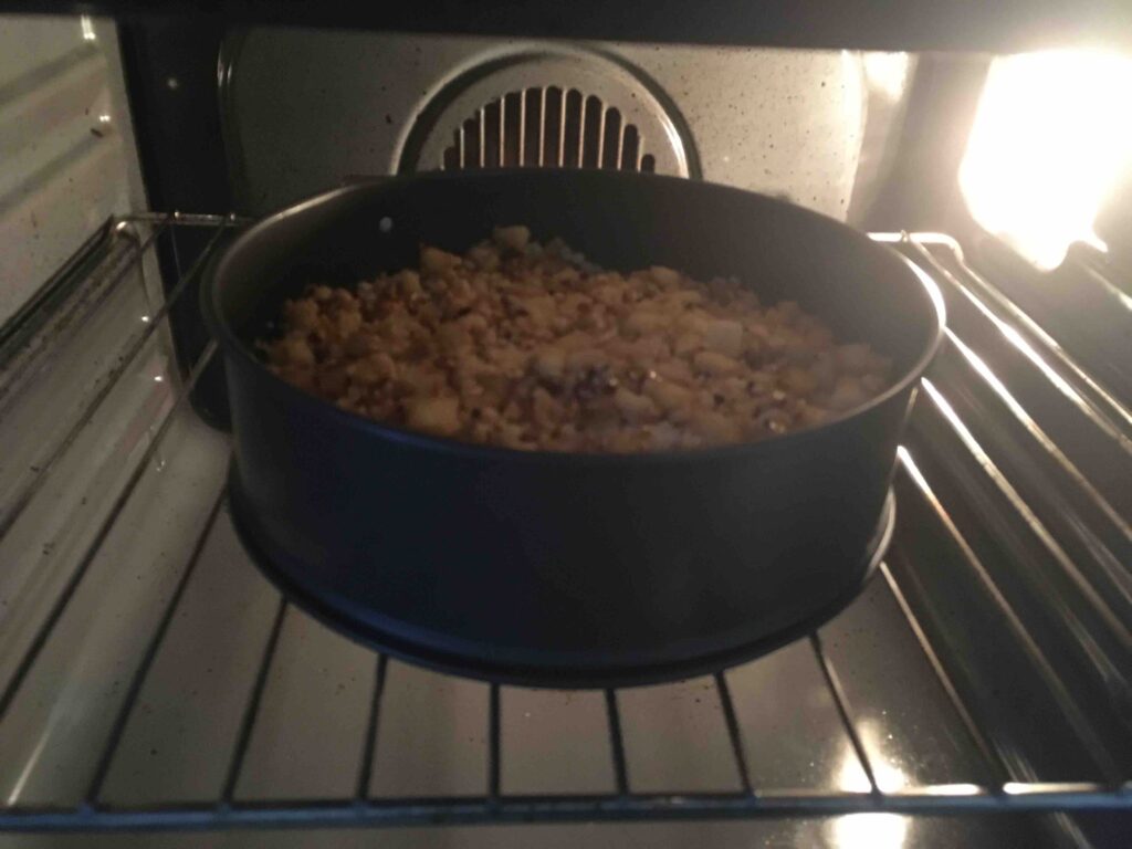 Recette moelleux aux pommes amandes et érable - Enfourner à 180°C pendant 45 min