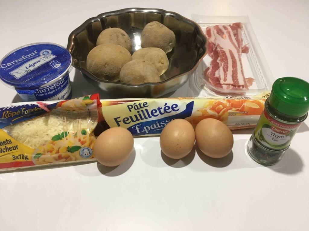 Recette quiche tatin