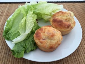Muffins jambon fromage