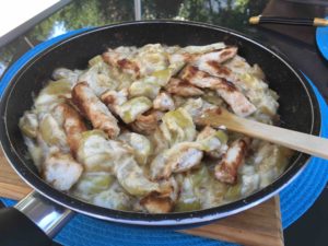 Recette courgettes a la creme