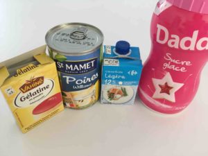 Recette-entremet-poire-mangue-craquant au speculoos