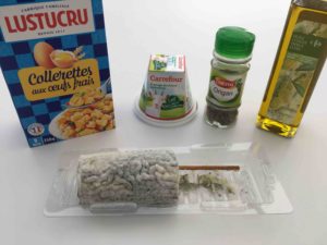 Recette-gratin-de-collerettes-aux-2-chevres-et-origan