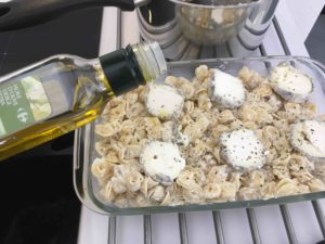 Recette-gratin-de-collerettes-aux-2-chevres-et-origan