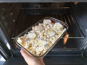 Recette-gratin-de-collerettes-aux-2-chevres-et-origan