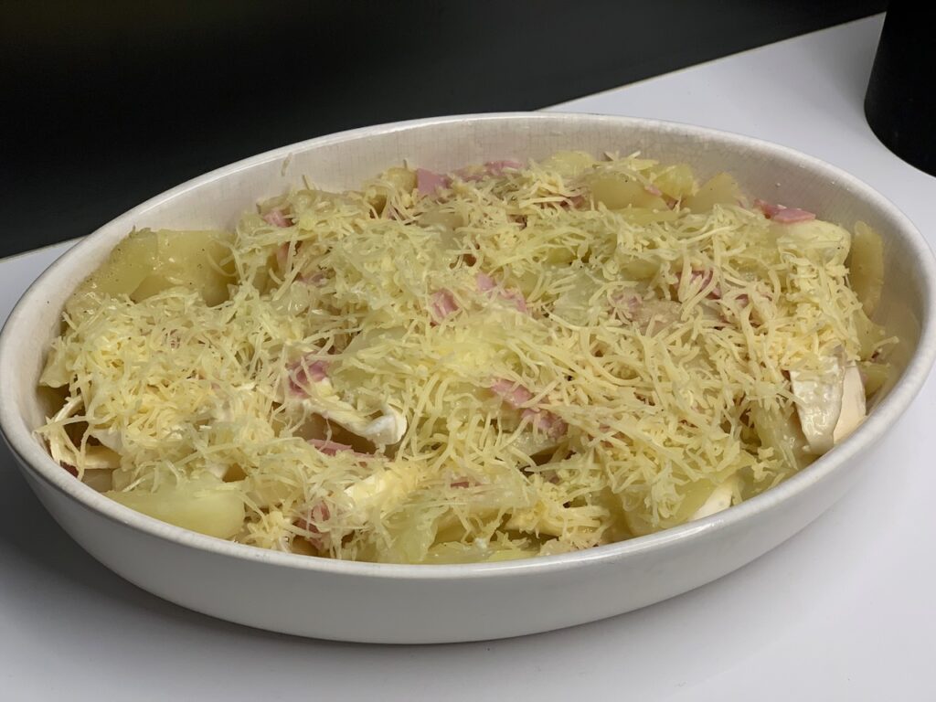 Recette gratin de pâtisson