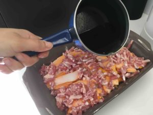 Recette gratin dauphinois au potiron et lardons
