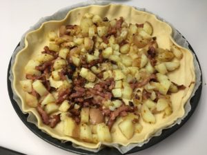 Recette quiche paysanne aux pommes de terre
