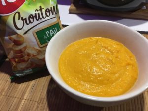 Recette veloute de potiron et carottes