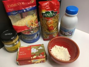 Recette gratin de macaroni au thon