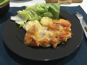 Recette parmentière au cantal