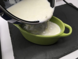 Recette oeufs pochés en cocotte au chèvre