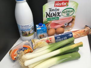 Recette quiche aux poireaux munster et jambon