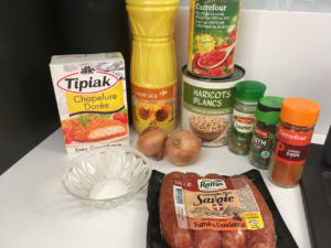 Haricots blancs gratinés à l'espagnole