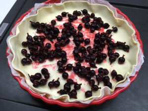 Recette tarte amande et cassis