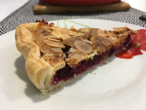 Recette tarte amande et cassis