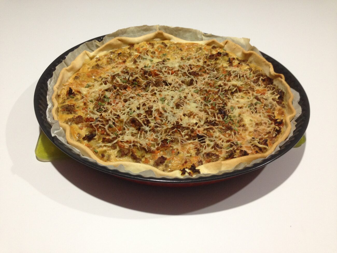 Quiche boeuf-carottes