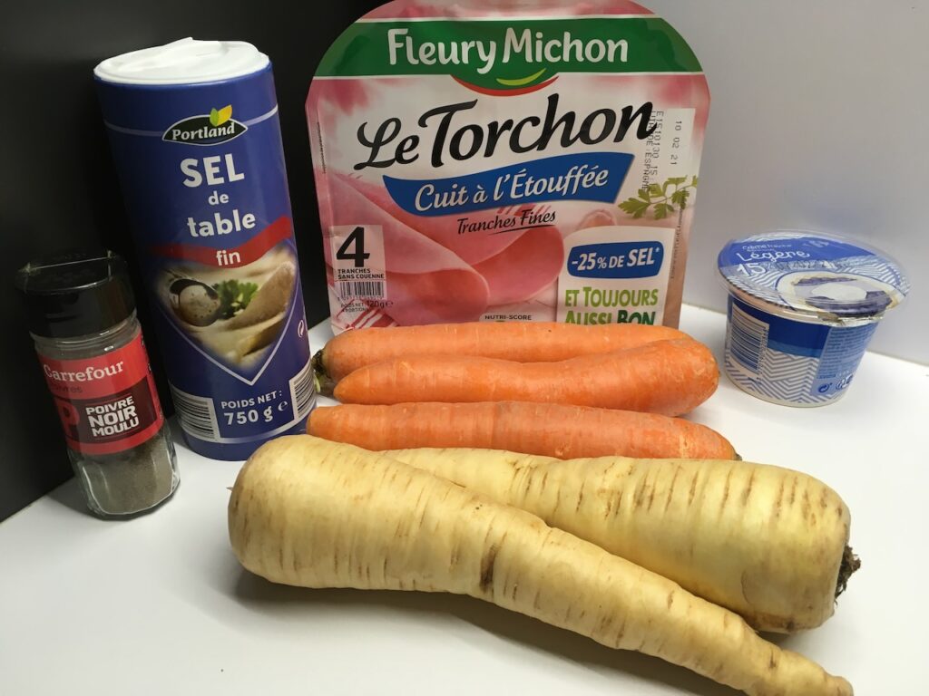 Recette tagliatelles aux légumes -Préparer tous les ingrédients nécessaires à la réalisation de votre recette