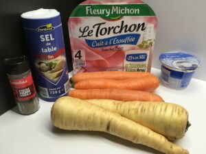 Recette tagliatelles aux légumes -Préparer tous les ingrédients nécessaires à la réalisation de votre recette