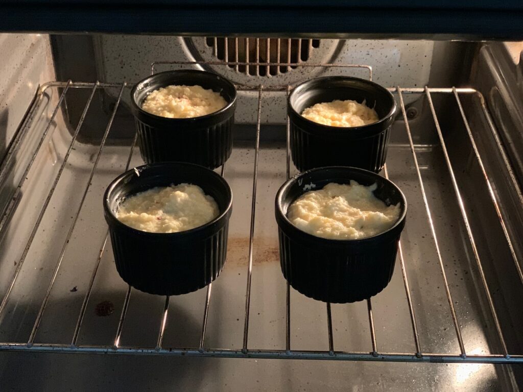 Recette crème vanille-coco au coeur nutella -Enfourner 15 min à 180°C.
A déguster chaud