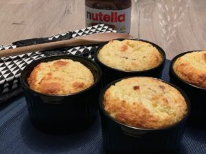 Recette crème vanille-coco au coeur nutella