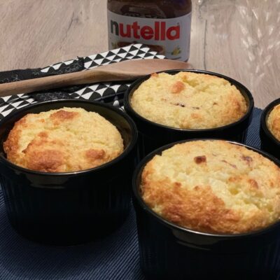 Recette crème vanille-coco au coeur nutella