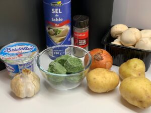 Recette mini gratins de pommes de terre champignons et épinard
