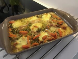 Recette cuisses de poulet gratinées