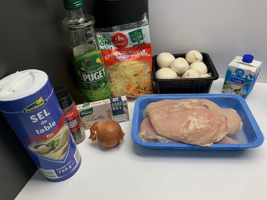 Recette blanc de poulet au four