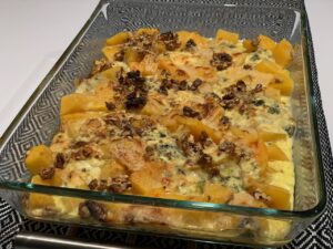 Recette gratin de butternut à la fourme d'Ambert