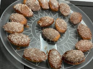 Recette madeleines au chocolat et noix de coco
