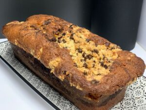 Recette quatre-quarts marbré au crumble de noisettes