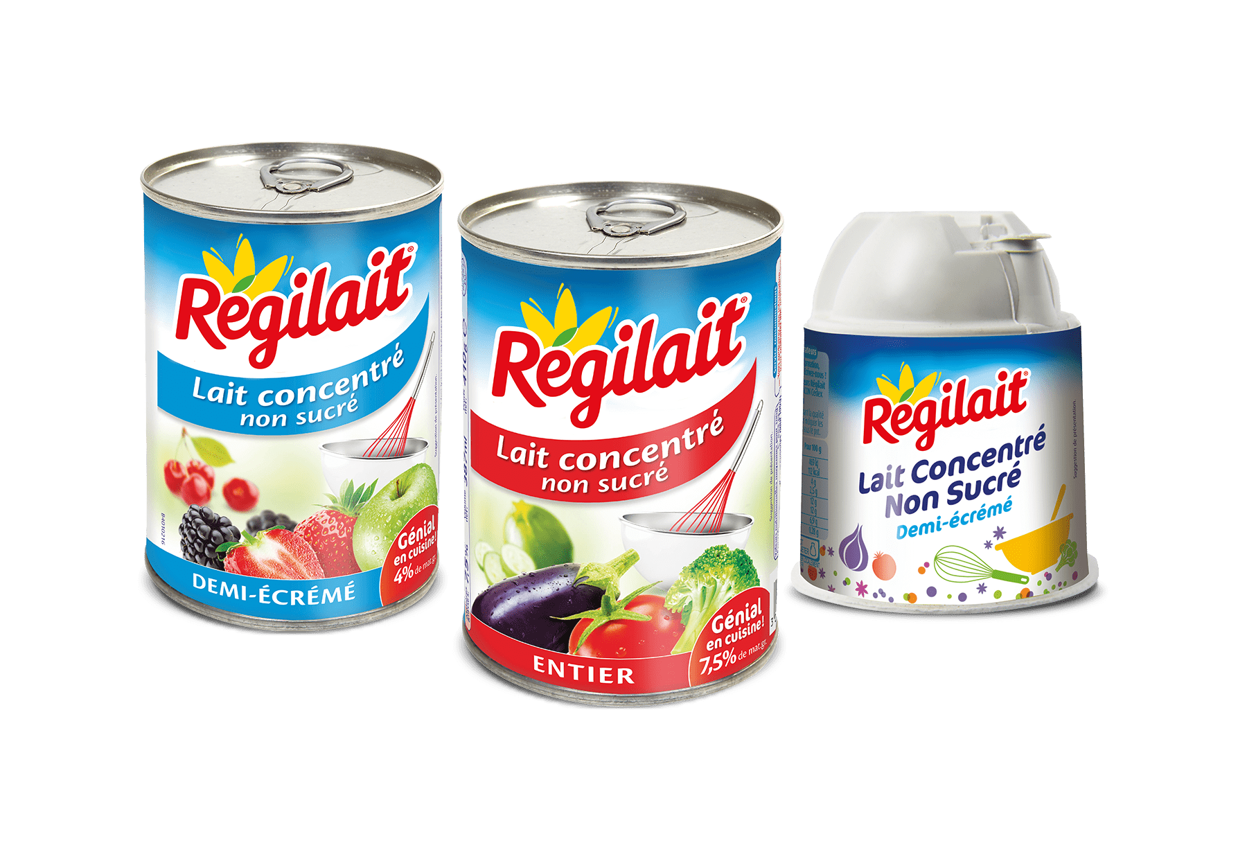 Lait concentré non sucré