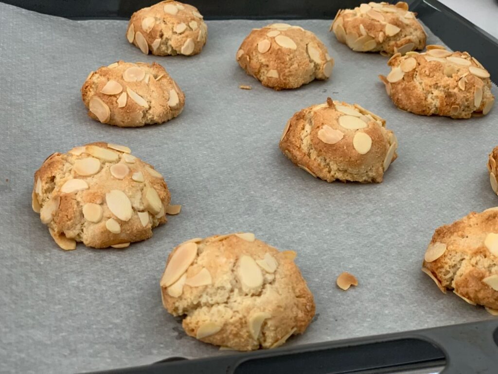 Recette macarons aux amandes effilées
