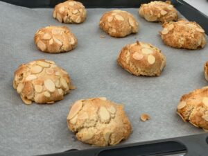 Recette macarons aux amandes effilées