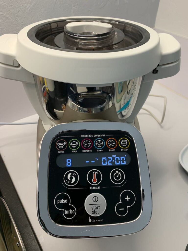 Recette maxi cookie nutella - Programmer en vitesse 8 pendant 2 min.