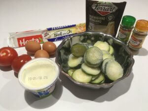 Recette quiche aux tomates et aux courgettes